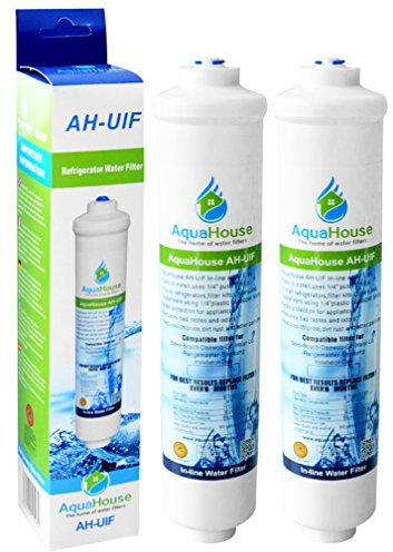 2x AquaHouse UIFL Filtre d'eau Réfrigérateur compatible LG 5231JA2010B ADQ73693903 FSS-002 Filtre de réfrigérateur externe