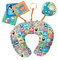 Chicco Soft Animal Bauch KissenAnimal Tummy Time, für sichere und lustige Spiele, stärkt die Muskulatur, DREI abnehmbare Spielzeuge, 2-9 Monate
