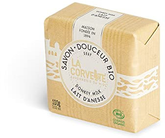 La Corvette Savon Douceur au Lait d'Anesse Bio, 100 g