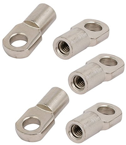 uxcell M6 Female Threaded 45# Steel Gas Spring Strut Joint End Fitting 5pcs