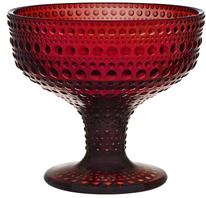 Iittala Kastehelmi Schüssel a. Fuß Handarbeit