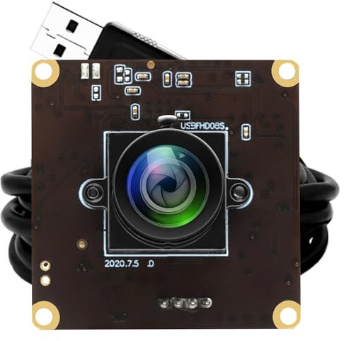 ELP Webcam 1080P 60fps/ 720P 120fps/ 360P 260fps USB Camera Module for Windows/Linux/Andorid