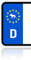 Ritter Mediendesign 2 Stück Elch Aufkleber Sticker Plakette Nummernschild Waschstrassenfest