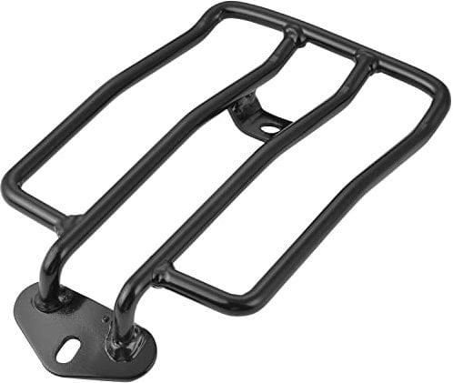 KATUR Motorcycle Luggage Rack Support Shelf Fits Rear Solo Seat 180mm (7) Black Fit for Harley Harley XL Sportsters Iron 48 883 XL1200 2004-2018