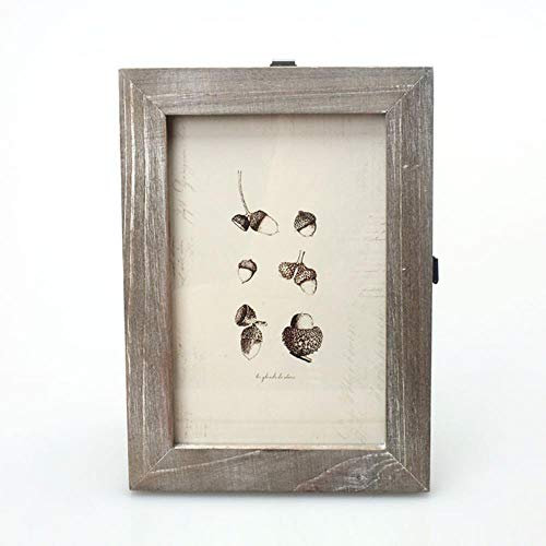 CTOBB Qualität Vintage Photo Frame weiß/gelb/grün/blau/Holz Home Decor Holz klassischen Stil Hochzeit Casamento Bilderrahmen F380, Holzfarbe, andere