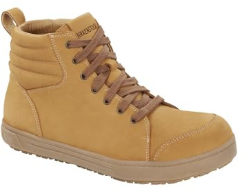 Birkenstock QS 700 Scarpe Antinfortunistiche Professionali QS 700, in Pelle Naturale, Marrone, Taglia 42Unisex - Adulto