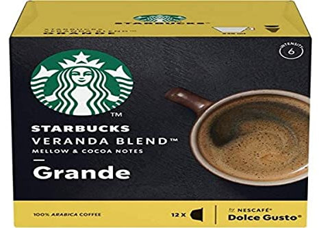 Starbucks - Veranda blend grande 12 servicios compatible con Dolce Gusto