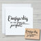 NEWSTAMPS Stempel Einzigartig Motivstempel groß aus Holz & Gummi zum Karten basteln, Holzstempel, Sprüche, Spruchstempel, Textstempel, Schrift, Scrapbook, Textilstempel, Deko