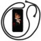 YuhooTech Handykette Hülle Kompatibel mit iPhone 13 Mini Handyhülle, Smartphone Necklace Hülle mit Band - Handyhülle mit Kordel Umhängenband - Schnur mit Case zum umhängen in Mattschwarz