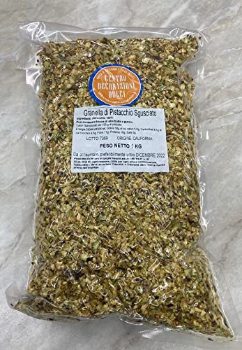 Granella di pistacchio sgusciato kg. 1 Pistacchi 100% alta qualità Centro Decorazioni Dolci