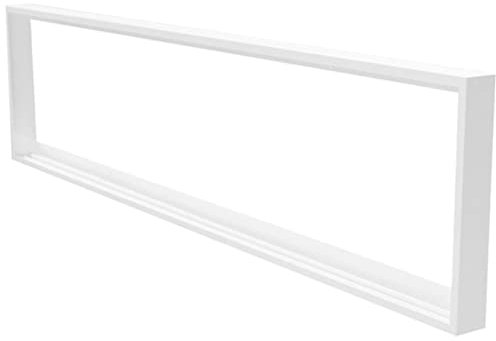 Braytron Aufbaurahmen 30 x 120cm für Rasterleuchte Einlegeleuchte Deckenleuchte Odenwalddecke (ohne Einlegeleuchte), Weiß