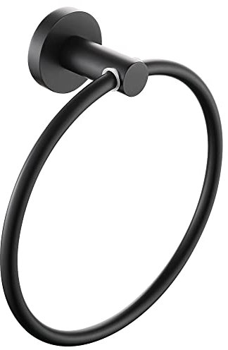 Bristan RD BLK Anneau Porte-Serviette Rond Noir