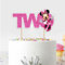 Minie Mouse Two Cake Topper - Elegant Birthday Decoration - Stylish Party Accessory - Durable & Reusable - Perfect for Celebrations, Events & Festive Gatherings