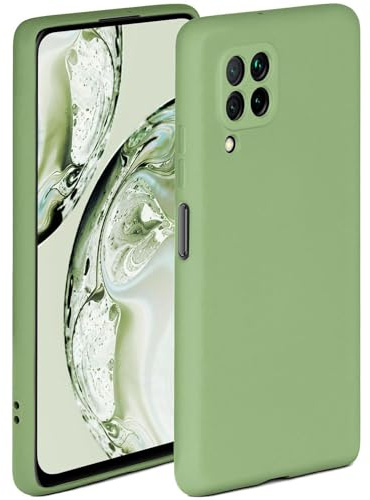 ONEFLOW Soft Case für Huawei P40 Lite Hülle aus Silikon mit Kameraschutz, Silikonhülle mit erhöhtem Schutz fürs Display, Backcover Schutzhülle, weiche Handyhülle, Grün