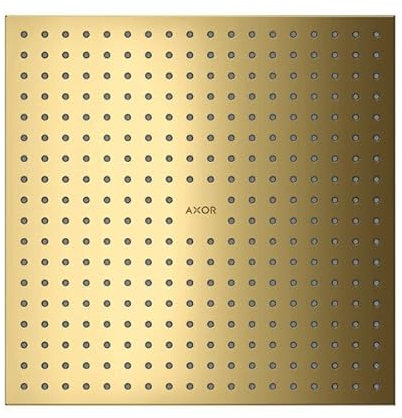 hansgrohe AXOR ShowerSolutions Kopfbrause 300/300 2jet, Decke-Aufputz, 35321990, Farbe: Polished Gold Optic