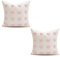 VanderHOME Dekorativer Kissenbezug, Hochwertige Holländische Samt Super Weiche Kissenhülle Mit Verstecktem Reißverschluss, Moderne Zimmer Sofa Stuhl Auto Garten Dekoration 45 * 45CM-Rosa Herz-2pcs