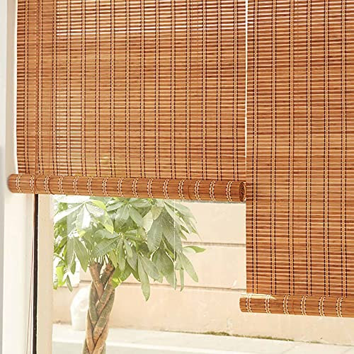 Store Bambou Extérieur Store Enrouleur Roseau Pour Terrasse Ou Porche Stores Romains 55 60 70 80 90 100 110 120 130 140 150 160cm Faciles à Installer Pour Jardin Pergola Store Venitien Bambou ( Size :