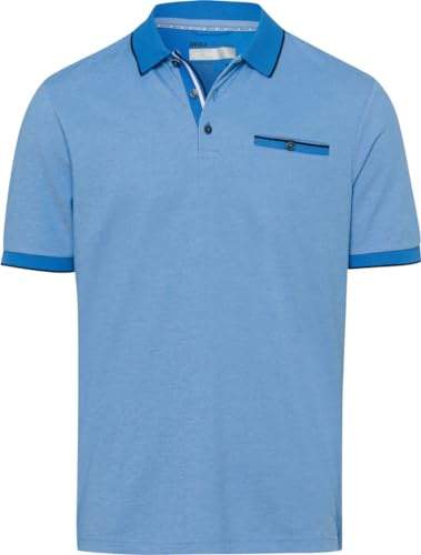 BRAX Herren Style Petter Poloshirt in Sportiver Two-Tone-Optik Polohemd