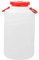 AC - Bidón con asa y cierre hermético, Ideal para el almacenamiento de alimentos, fabricado en plástico, 33 Litros de capacidad, 56 x 30,5 x 30,5 cm, Ref. 281131