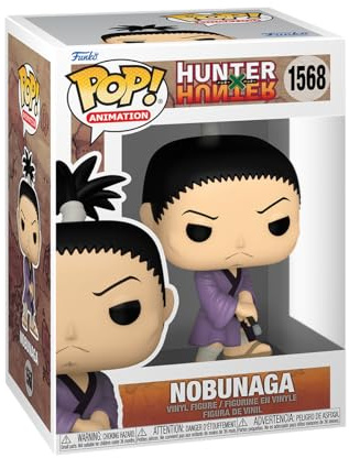 Funko POP! Animation: Hunter x Hunter (HXH) - Nobunaga Hazama | Offizielles Anime Merch - Vinyl Sammelfigur als Regal Deko - Geschenkidee zum Geburtstag für Fans und Sammler