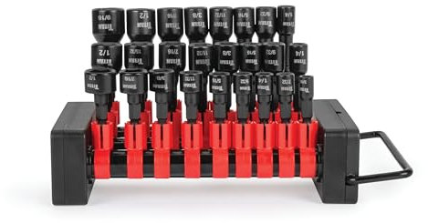 Titan 16294 25-Piece SAE Nut Driver Set, Nut Setter Set