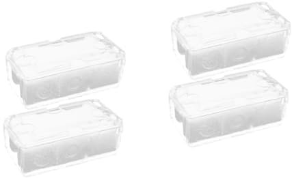 SAFIGLE 4 Set-Boxen Uhrenbox lagercontainer vorratsbehälter uhr halterung etui Uhrenzubehör Uhrenhalter für Herren Netto Fall Yacht Aufbewahrungskiste grüner Wassergeist Verpackung Plastik