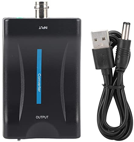 Cuifati BNC to HDMI Converter Adapter Female CVBS BNC HDMI Coax Connector Coaxial Composite Analog Video Audio Input 1080P Output HDCP Hook Security Camera DVRs