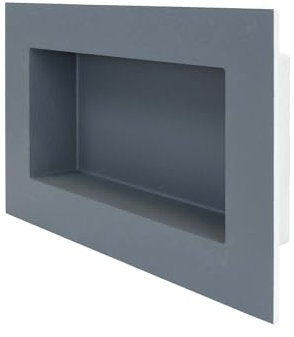PROTEKTOR nicchia doccia a parete 20 x 40cm, Piatto doccia bagno piastrellabile, impermeabile, possibilità di riporre oggetti salvaspazio