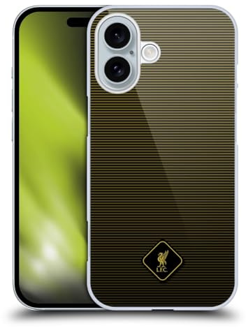 Head Case Designs Offiziell Zugelassen Liverpool Football Club Schwarz Typografie 2020 Meister Harte Rueckseiten Handyhülle Hülle Huelle kompatibel mit Apple Apple iPhone 16
