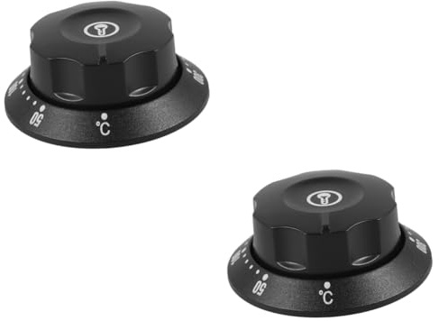 IMIKEYA 2 Stück Thermostat Knopf Abdeckung Heißwasser Ofen Bereich Bedienknopf Thermometer Gefrierschrank Thermostat Herd Knopf Zifferblatt Raumthermometer Fritteuse