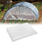 QWORK® 2 x 10 m Película Plastico de Invernadero, Película de Plástico Polietileno, Película Impermeable Transparente, para Jardines y Edificios