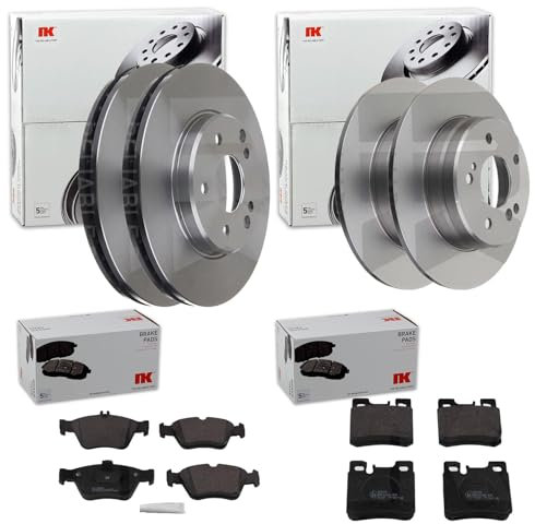 BandelOne enthält NK Bremsscheiben + Beläge vorne + hinten passend für Slk R170