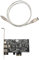 Asyduey Carte ContrôLeur PCI Express X1 PCI-E FireWire 1394A IEEE1394 3 Ports pour Ordinateur de Bureau