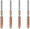 4PCS Quick-Swap Nozzle Kit for K1C, Ender 3 V3, 3D Printer Copper Alloy Hardened Steel Tip and Titanium Alloy Heatbreak Nozzle Kit for K1 SE, Ender 3 V3 Plus
