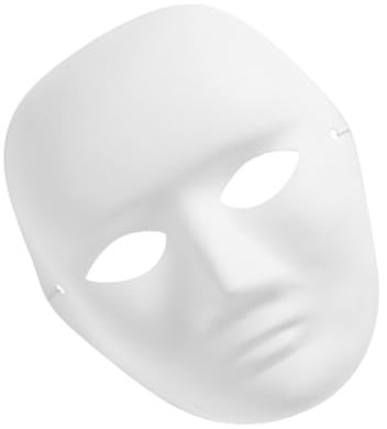 OFFIGAM Masque de Peinture pour Homme Masque de Bricolage à Décorer pour Costumes Fêtes et DIY et Lot