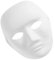 OFFIGAM Masque de Peinture pour Homme Masque de Bricolage à Décorer pour Costumes Fêtes et DIY et Lot