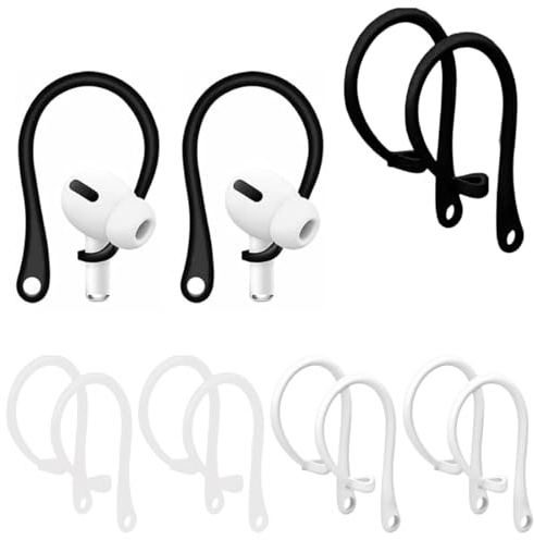JEYORZY 6 Paar Anti-Verlust-Ohrbügel, TPU-Material, Kopfhörer-Haken, kompatibel mit den meisten Bluetooth-Kopfhörern, für Sport, Laufen, Training