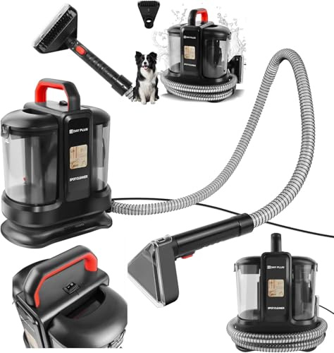 5000 W limpiador de manchas (huracán) – Aspirador de mano húmedo para coche, sofá, tapicería, alfombras, escaleras