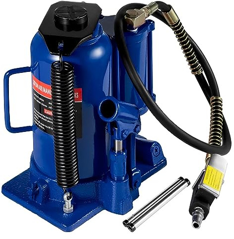 Ariete Hidráulico Gato de botella hidráulico aire, reparación automática camión RV, manual, 20 toneladas, 44092lb