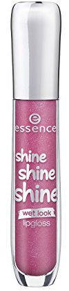 essence shine shine shine lipgloss, Lip Gloss, Nr. 03 friends of glamour, pink, glänzend, vegan, ölfrei, ohne Alkohol (5ml)