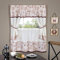 Achim Home Furnishings Cappuccino Embellished Cottage Window Curtain Set, 58 x 36, Multicolor