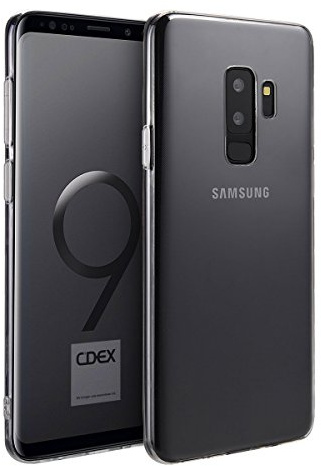 doupi UltraSlim AllClear TPU Case für Samsung Galaxy S9 Plus Silikon FederLeicht Hülle Schutz Schale Cover, transparent
