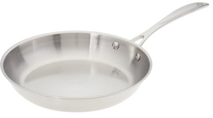 American Kitchen - 10 inch, Medium, Stainless Steel Skillet & Frying Pan, Made In America