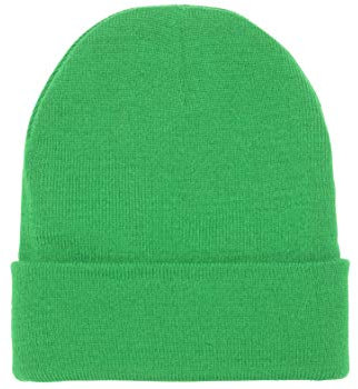 Yupoong Unisex Strickmütze mit Bündchen Mütze, Grün (Safety Green), Einheitsgröße