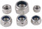 BOZONLI M14(14mm) Nylón Tuercas de Contratuerca, Acero Inoxidable Autoblocantes Tuercas Hexagonales de Nailon