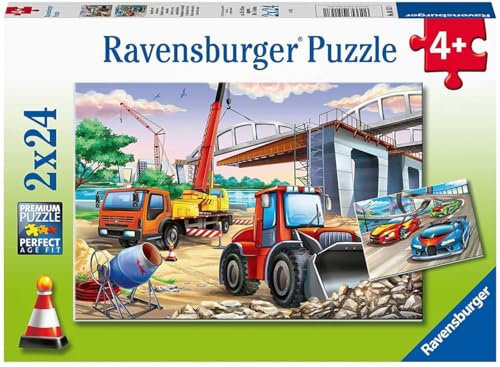 Ravensburger 05157 Baustelle und Wettbewerb Puzzle, Multicolor
