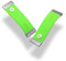 Nato Cuff - Remontez Vos Manches avec élégance - Fini Les Ourlets sur Vos Chemises - Manchette Elastique Anti dérapante (Fluo Vert)