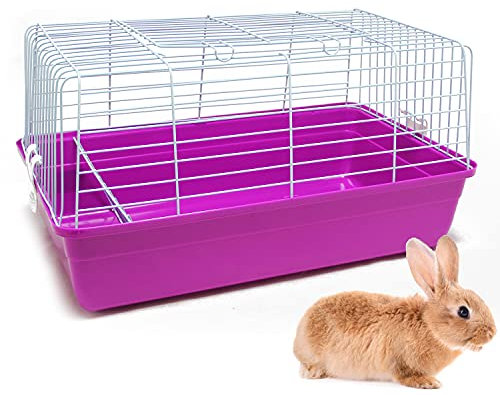 BPS Jaula Conejo Parque para Conejos Cobayas Mascotas Animales Pequeños con Puerta Superior 60x35.2x32 cm Color al Azar BPS-1266