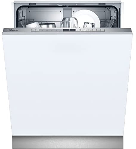 NEFF S153ITX05G N30 Fully Integrated Dishwasher, 12 place setting, Home Connect, InfoLight, Flex 1 Basket, Extra Dry, Metallic