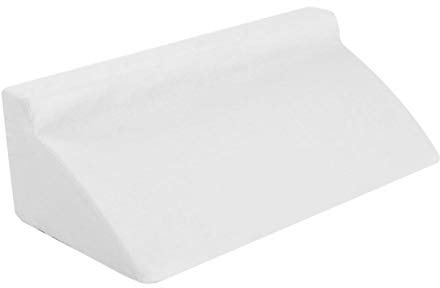 Keilkissen, Bett Keilkissen Schaumstoffkeilkissen mit Waschbarem Rei?verschlussbezug Beinerh?Hung R¨¹cken Lendenwirbelst¨¹TZE Kissen(Wei?)